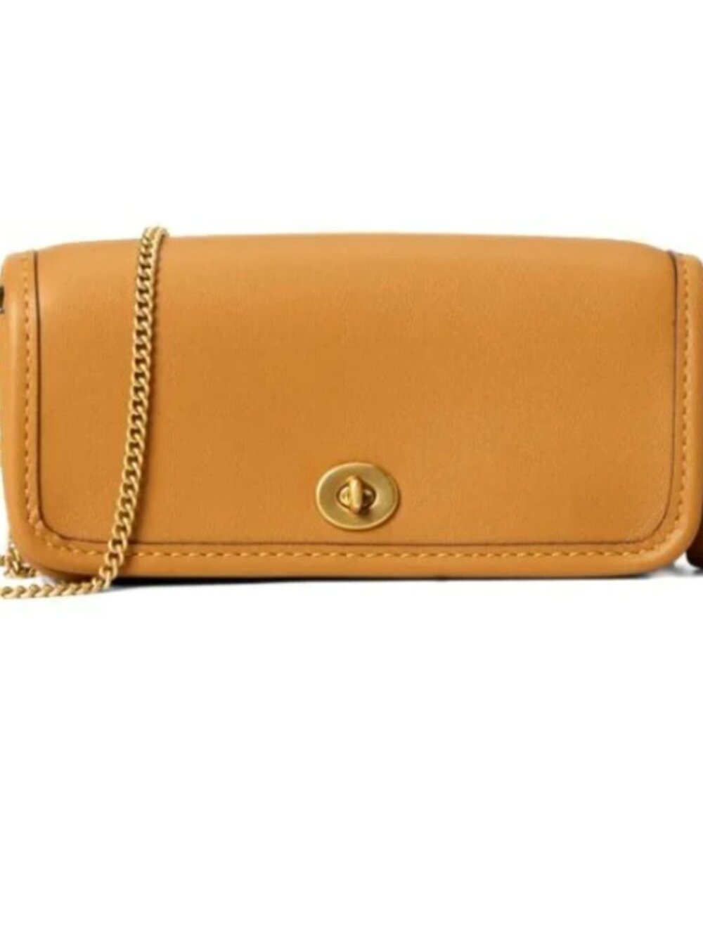 NWT COACH Originals Dinky 1974 Shoulder Bag Gold Chain Handle - Picture 2 of 16